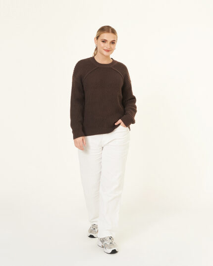 Chompa Gruesa Waffle Knit